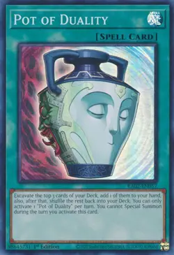 Yu-Gi-Oh! TCG Pot of Duality Rarity Collection II RA02-EN057 1st Super Rare NM/M - Image 1