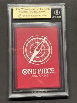 2023 ONE PIECE JPN PROMOS WEEKLY SHONEN JUMP-JANUARY #001 MONKEY D. LUFFY PSA 10 - Image 2