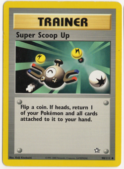 Super Scoop Up 98/111 Neo Genesis TRAINER Pokemon Card - Image 1