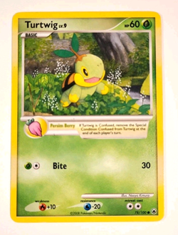 Turtwig - 78/100 - Majestic Dawn - Starter Pokemon - Pokemon Card - Image 1