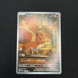 Pokemon Card TCG: Vulpix 138/132 ME:01 Mega Evolutions - Illustration Rare - NM - Image 1