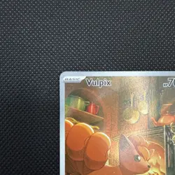 Pokemon Card TCG: Vulpix 138/132 ME:01 Mega Evolutions - Illustration Rare - NM - Image 3