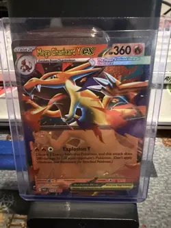Mega Charizard Y EX Pokemon TCG Holo Card 030 Explosion Y 360 HP - Image 1