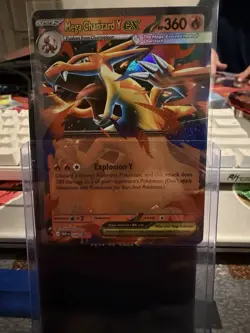 Mega Charizard Y EX Pokemon TCG Holo Card 030 Explosion Y 360 HP - Image 3