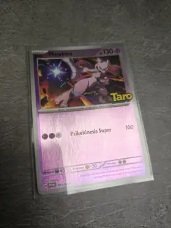 Mewtwo Holo 283/SV-P TARO Promo Card Pokemon Indonesia - Image 1