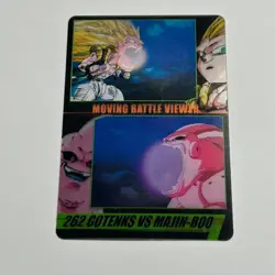M1447 Gotenks vs Majin Buu Moving Battle Viewer Dragon Ball Morinaga Card - Image 3