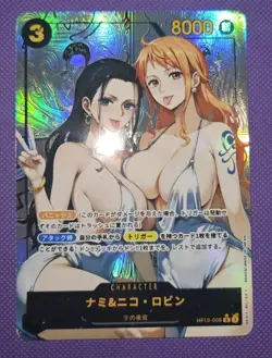 One Piece Nami & Robin - Waifu Sexy Custom Fanmade Holo Goddess Story ACG Card - Image 1
