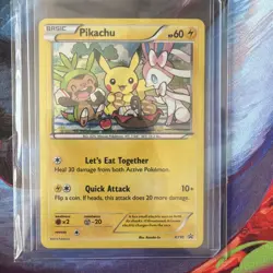 Pokemon Pikachu TCG XY95 XY Black Star Promo Holo Card - Image 1