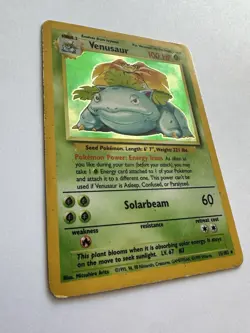 🍃 Pokemon TCG Venusaur Base Set Holo 15/102 Rare Unlimited Good Condition ✨ - Image 2
