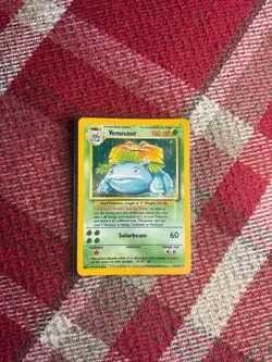 Venusaur 15/102 Base Set Holo Rare Heavily Played Pokemon TCG Card - Image 1