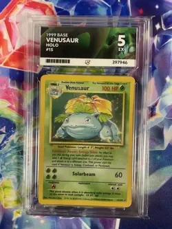 Venusaur 15/102 Holo Base Set Ace 5 - Pokemon TCG - Image 1