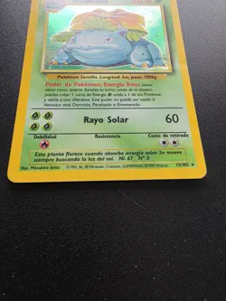 Pokemon TCG Venusaur Base Set 15/102 Holo Rare LP Spanish WOTC - Image 4
