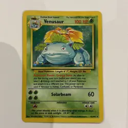 Pokemon TCG · Venusaur 15/102 · Holo Rare · Base Set · Vintage WOTC (1999) MP - Image 4