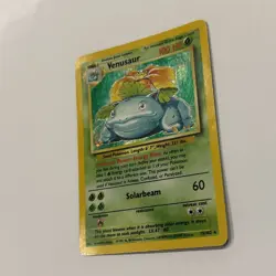 Pokemon TCG · Venusaur 15/102 · Holo Rare · Base Set · Vintage WOTC (1999) MP - Image 5
