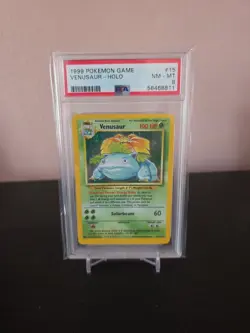 PSA 8 Venusaur Holo 15/102 - Base Set - Pokemon Card TCG WOTC 1999 ⭐ - Image 1