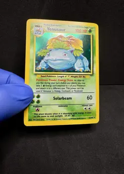 Venusaur 15/102 - Holo Rare WoTC 1999 Base Set Unlimited Pokemon TCG (NM-) - Image 2