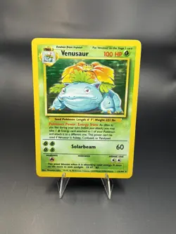 Pokemon TCG - Venusaur 15/102 - Holo Unlimited - Base Set Unlimited WOTC LP - Image 1
