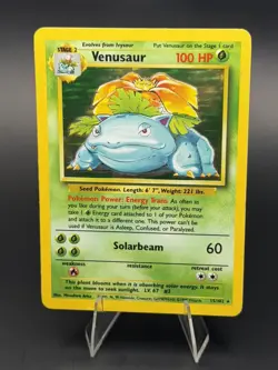 Pokemon TCG - Venusaur 15/102 - Holo Unlimited - Base Set Unlimited WOTC LP - Image 2