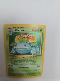 Pokemon TCG Venusaur Holo Card Base Set 15/102 - Image 2
