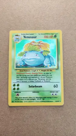 Venusaur 15/102 - Holo - Base Set - Pokemon TCG - MP - Image 1