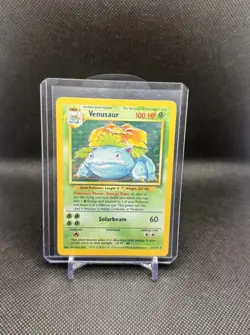 Venusaur 15/102 Pokemon Card TCG Base Set Holo - Image 1