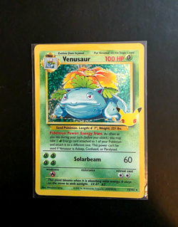 Venusaur Holo Base Set 15/102 - 25th Celebrations Anniversary Pokemon Card TCG - Image 1
