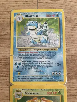 Pokemon TCG Venusaur Base Set 15/102 Holo Unlimited WOTC Blastoise, Alakazam etc - Image 5