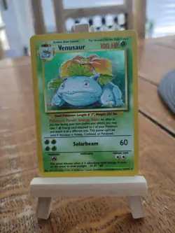 Pokemon TCG Venusaur Holo Card Base Set 15/102 - Image 1