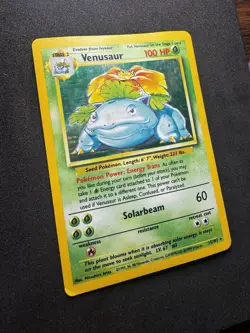 Pokemon TCG Venusaur Base Set 15/102 Holo Unlimited Holo Rare - Image 3