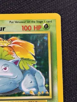 Pokemon TCG Venusaur Holo Rare Card Base Set 15/102 - Image 3