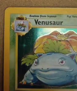 Pokemon TCG - Venusaur - Holo Rare Card Base Set 15/102 - Image 2
