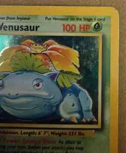 Pokemon TCG - Venusaur - Holo Rare Card Base Set 15/102 - Image 3