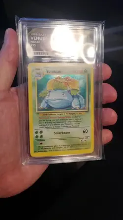 Venusaur 15/102 Holo Base Set 1999 WOTC – ACE 5 Graded – Pokemon TCG - Image 2