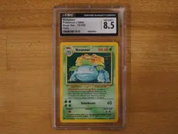 Pokemon TCG Venusaur Base Set 15/102 Holo. CGC 8.5 NM/Mint+ - Image 1
