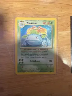Pokemon TCG Venusaur Base Set 15/102 Holo 1999-2000 Wizards Base Set... - Image 1