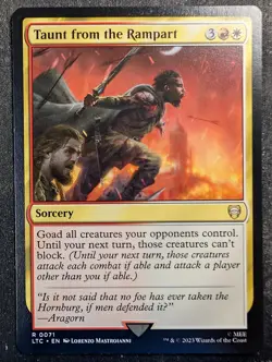 Taunt from the Rampart - LOTR Tales of Middle Earth (MTG) - Image 1