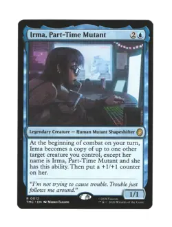 Irma, Part-Time Mutant MTG Commander: Teenage Mutant Ninja Turtles 12 R NM - Image 1