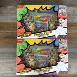 2x Pokemon TCG Ascended Heroes Mega Gardevoir Premium Poster Collection Sealed - Image 1