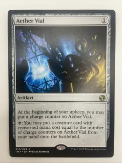 Aether Vial Iconic Masters NM Artifact Rare Magic The Gathering MTG - Image 1
