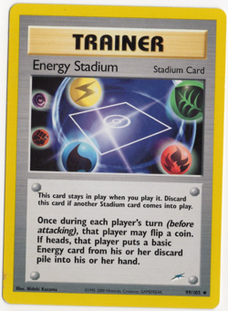 Energy Stadium 99/105 Neo Destiny Pokemon Card - Image 1