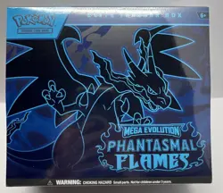 Pokemon TCG: Mega Evolution Phantasmal Flames Elite Trainer Box - ETB New Sealed - Image 1