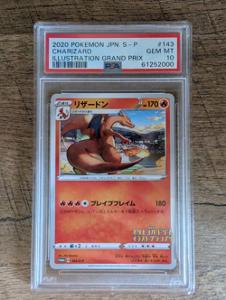 2020 Pokemon Japanese Promo - PSA 10 GEM MT - Charizard Illustration Grand Prix - Image 1