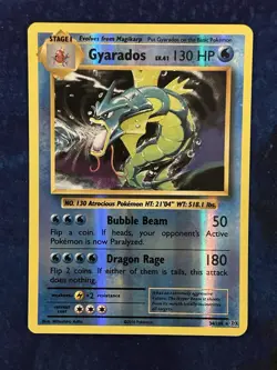 Pokemon Gyarados Reverse Holo Rare # 34/108 - XY Evolutions - LP - Image 1