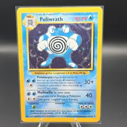 Pokemon TCG Poliwrath 13/102 Base Set Italian Stage 2 90HP Holo Rare Holo - Image 1