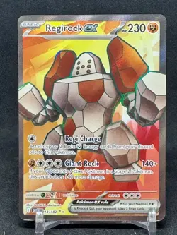 Regirock ex 214/182 Ultra Rare Destined Rivals Pokemon Near Mint - Image 1