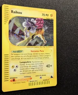 Pokemon SKYRIDGE - #H26/H32 Raikou - Holo - ITALIANO - Heavily Played - Image 5