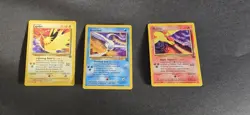 Pokemon Bundle WOTC Black Star Promo Moltres 21, Articuno 22, Zapdos 23 - Image 1