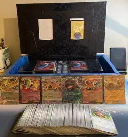 Pokemon Mega Charizard X EX Ultra Premium Collection UPC OPENED WITH HITS/BULK - Image 1