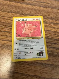 Pokemon TCG Erika's Clefairy Gym Challenge 40/132 Regular Uncommon Non Holo - LP - Image 1