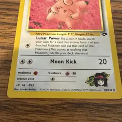 Pokemon TCG Erika's Clefairy Gym Challenge 40/132 Regular Uncommon Non Holo - LP - Image 2